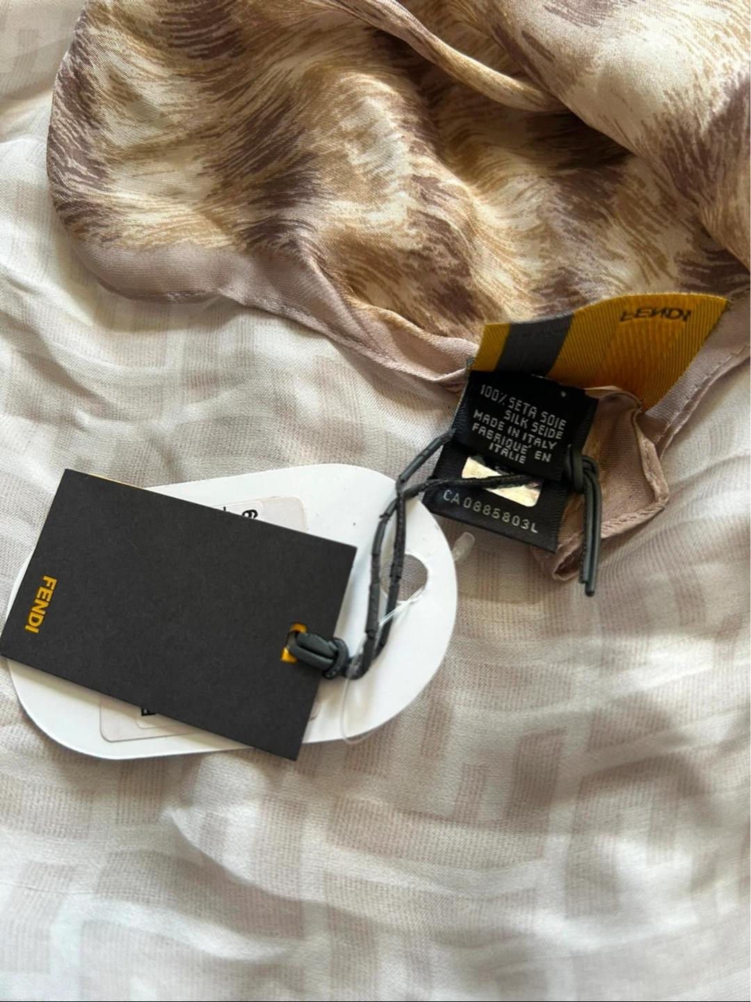 Authentic FENDI silk scarf - photo 3