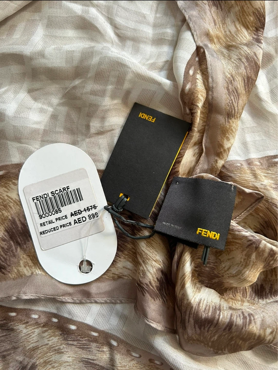 Authentic FENDI silk scarf - photo 2