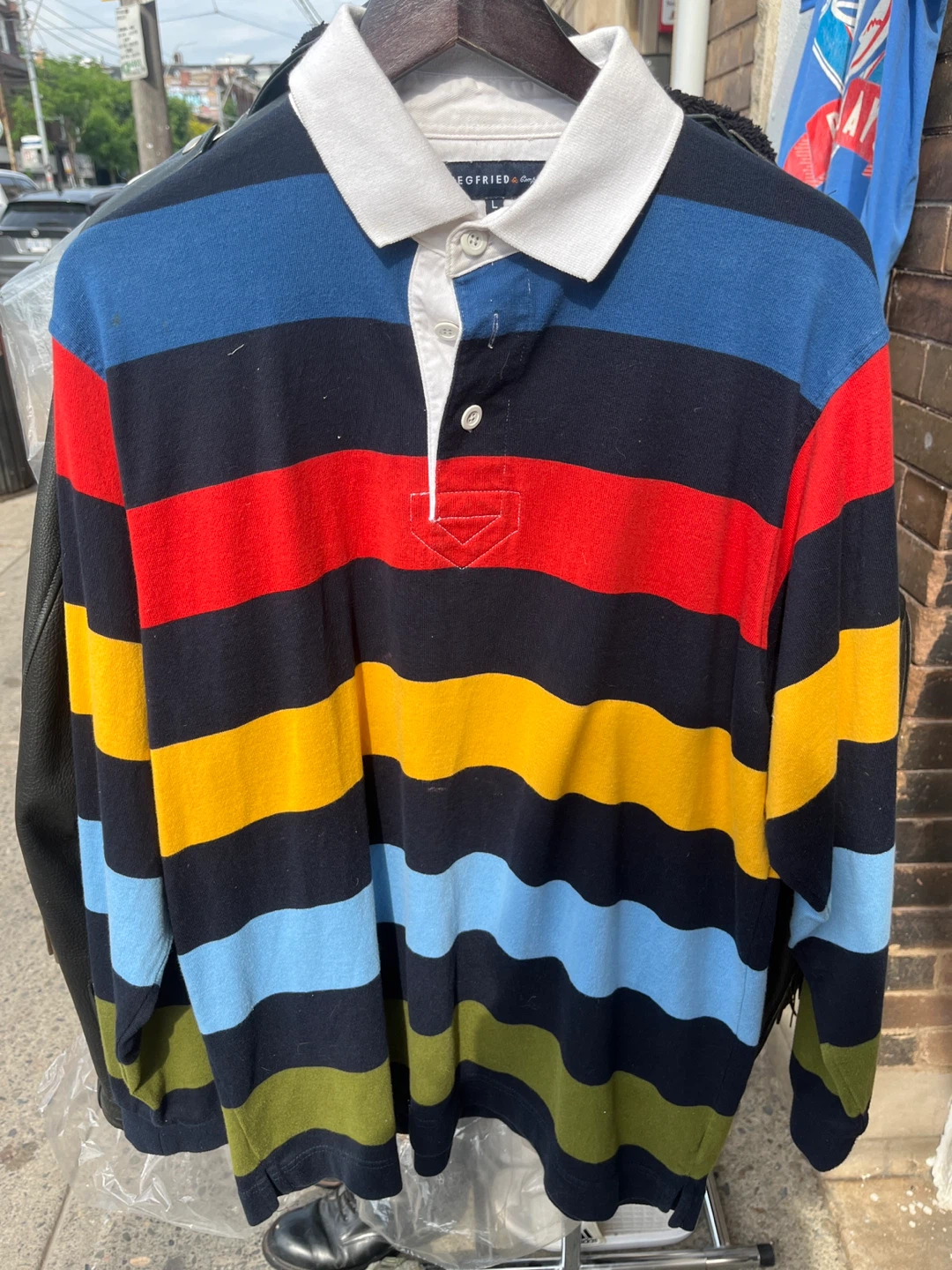 Siegfried & Co. Striped Rugby Shirt - Size L