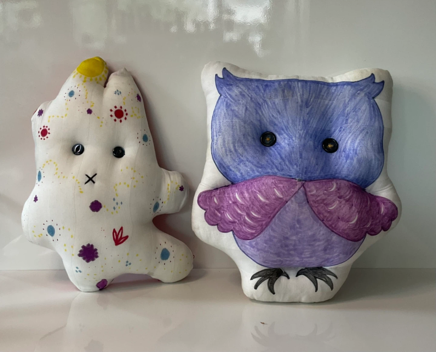 Handmade Owl and Miffy Bunny Cuddly Toys - photo 2