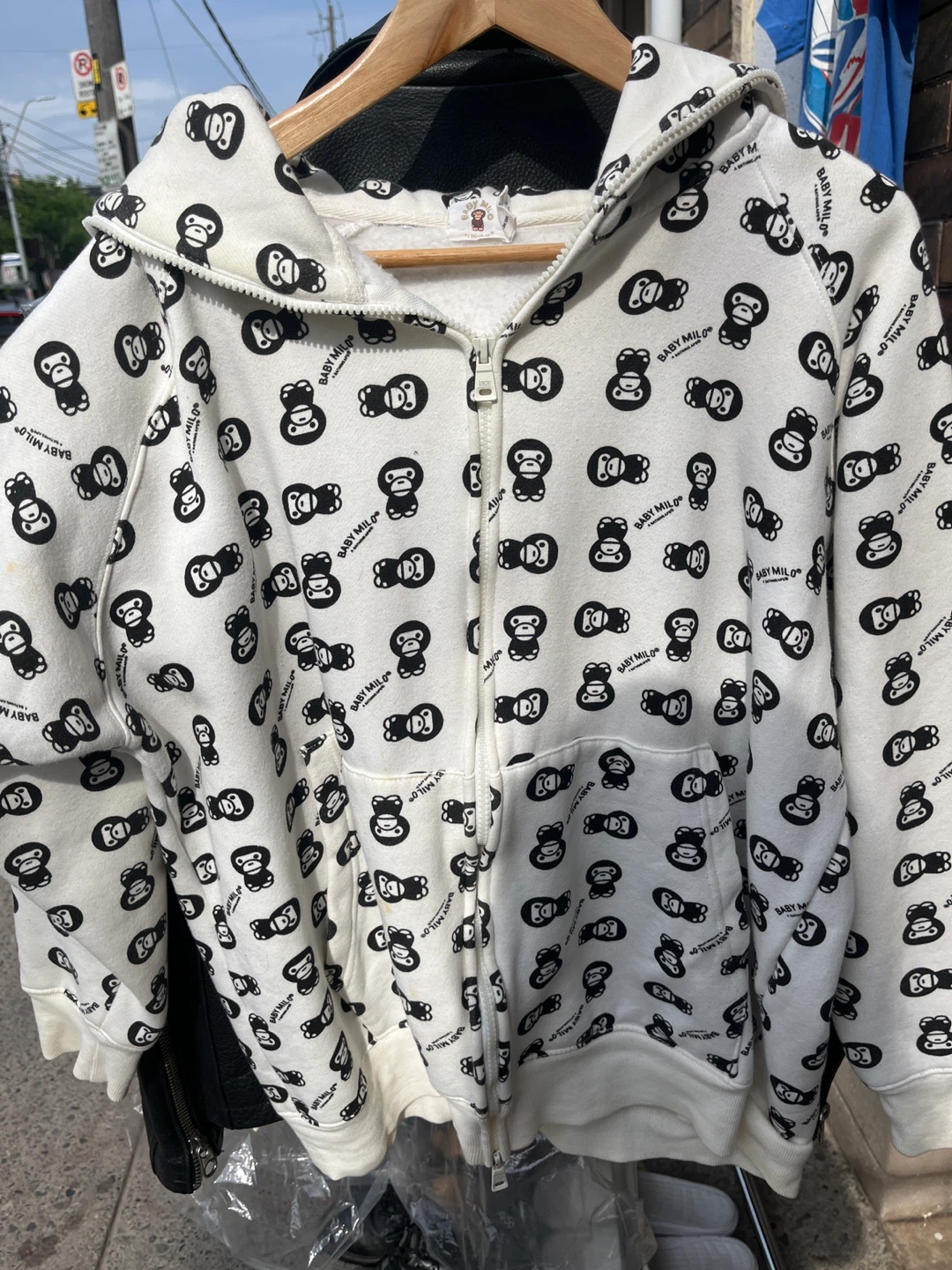 Baby Milo All Over Print Zip-Up Hoodie
