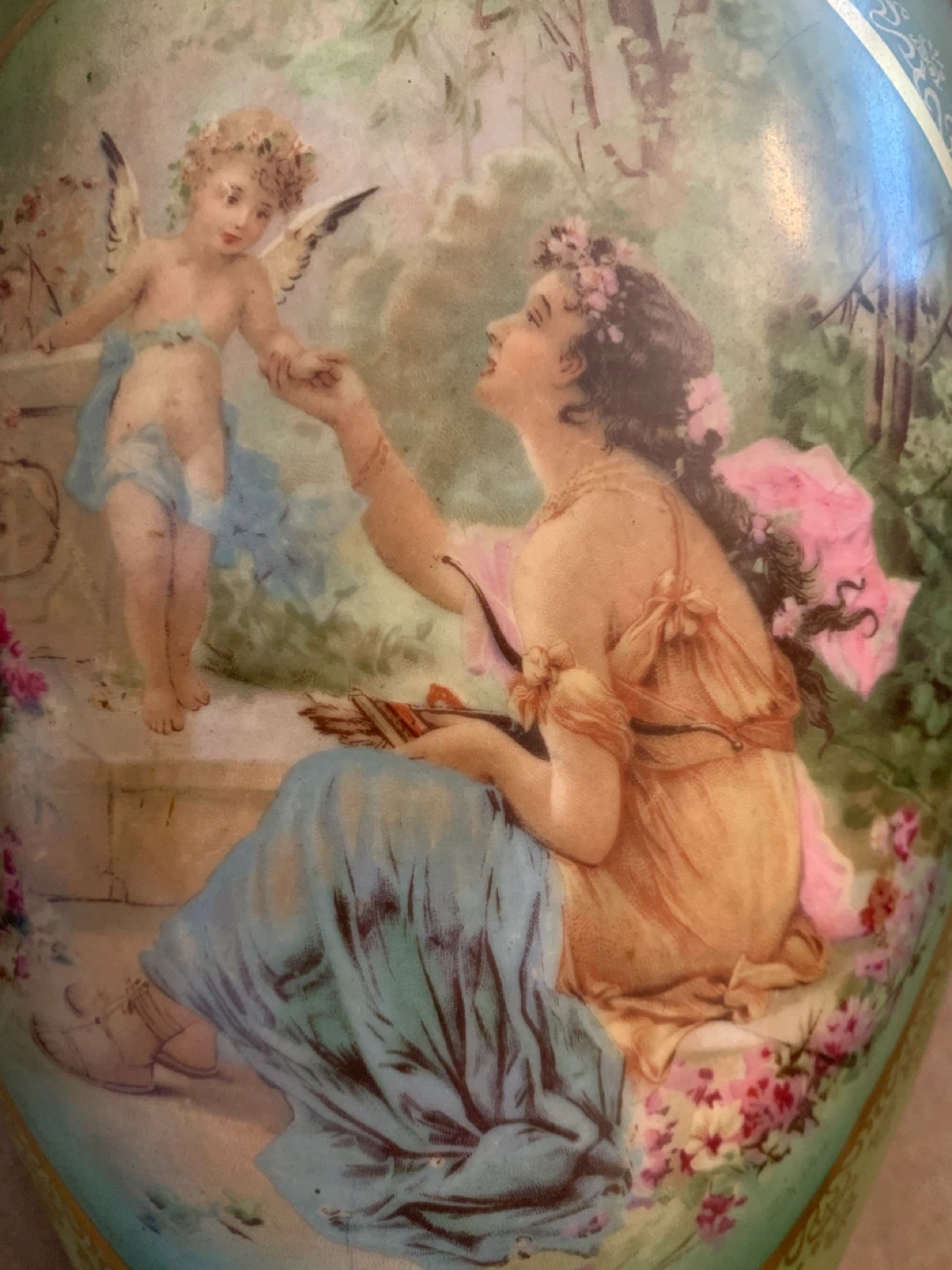 Porcelain Vase Gold by Victoria porcelain Viena(Wien) No.  183 - photo 4