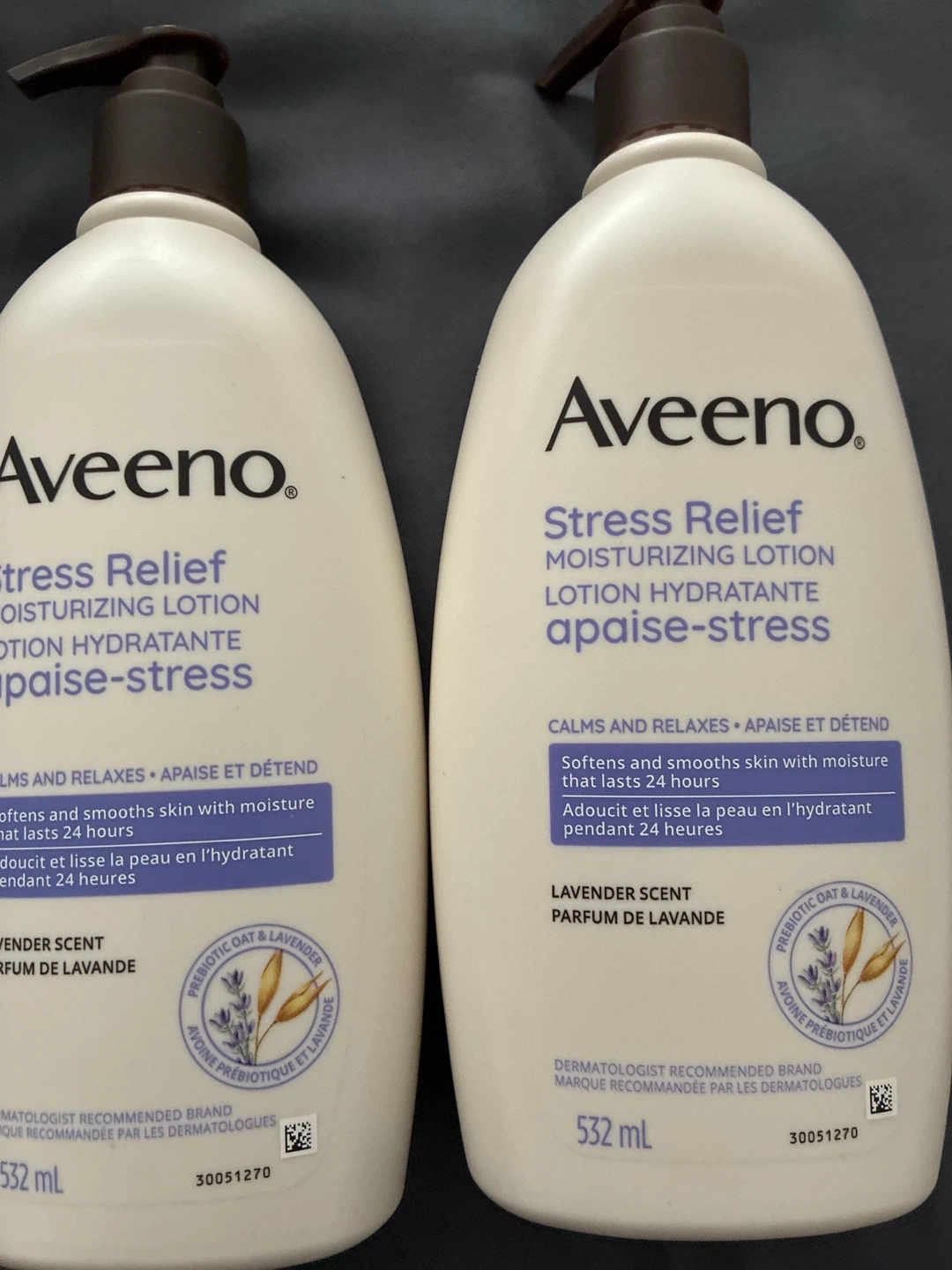 Aveeno stress relief lotion