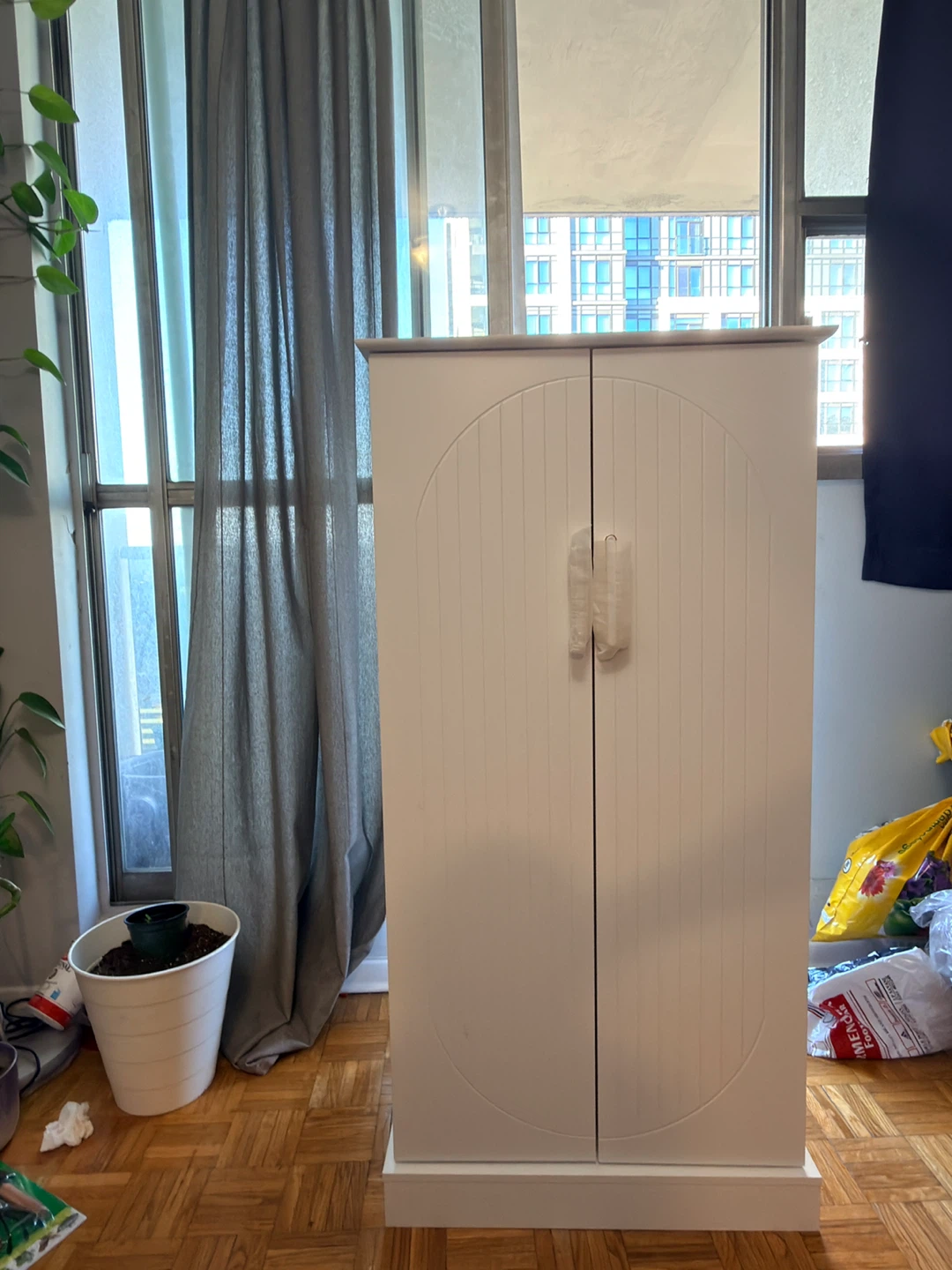 Brand New White Kitchen Pantry Cabinet with Adjustable Shelves - photo 3
