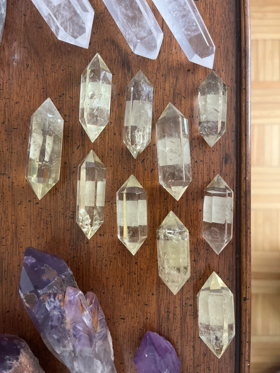 Small Citrine Double Terminated Points - photo 2