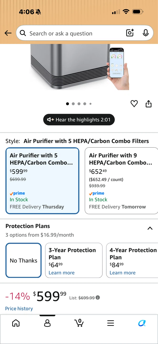 NuWave OxyPure Smart Air Purifier - photo 3