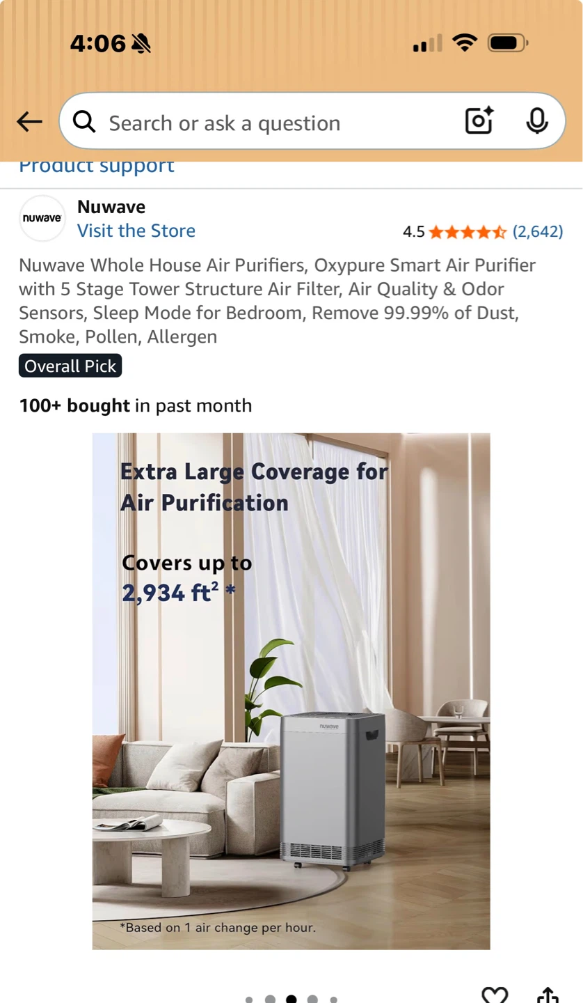 NuWave OxyPure Smart Air Purifier - photo 4