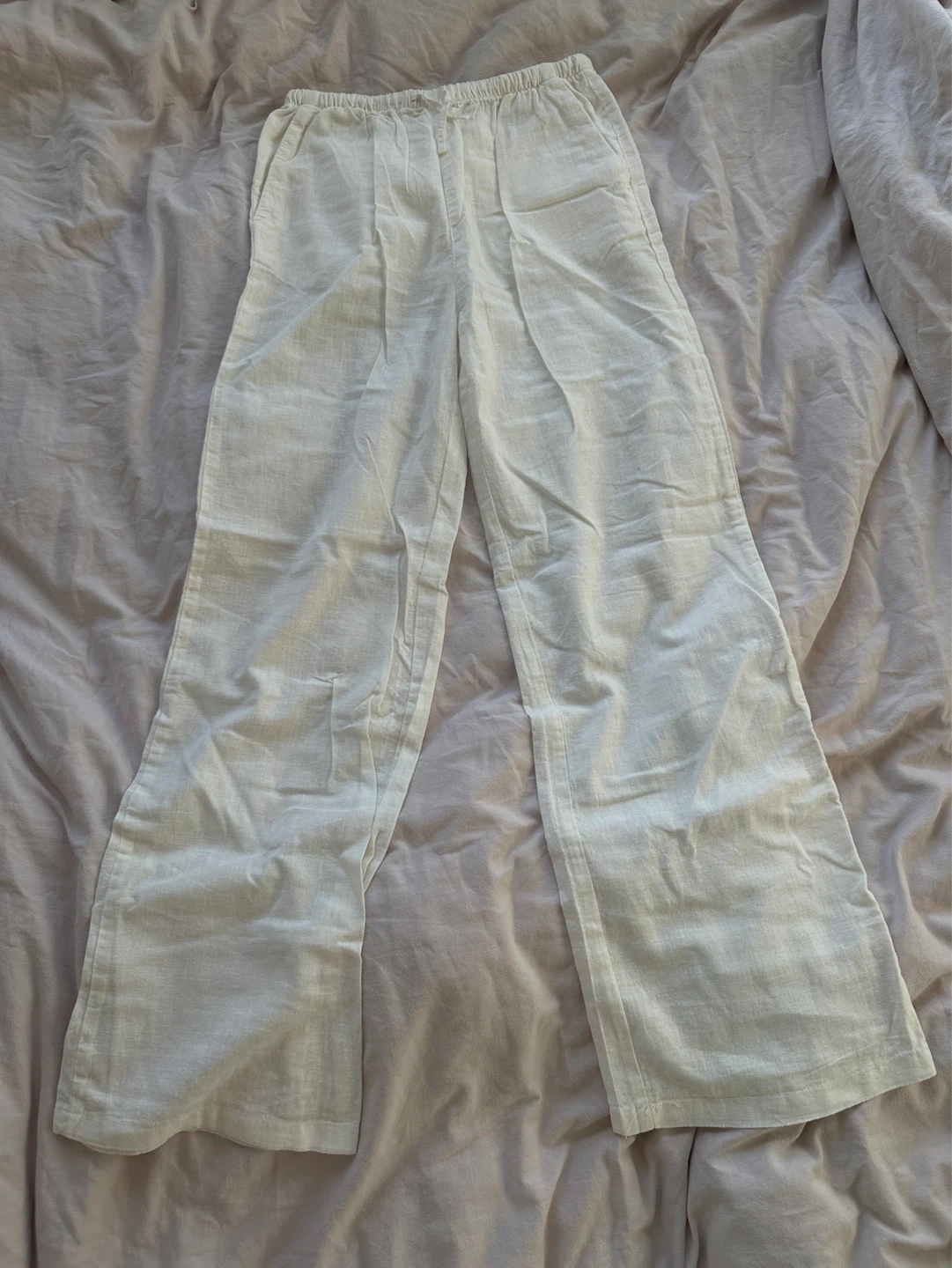 H&M Linen Blend Pants