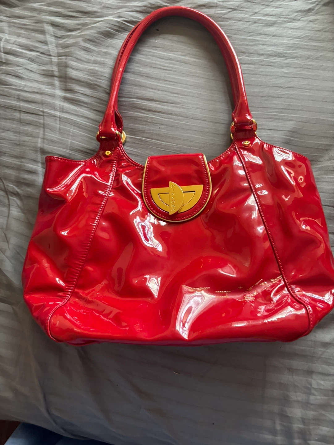 Dissona Red Patent leather Handbag