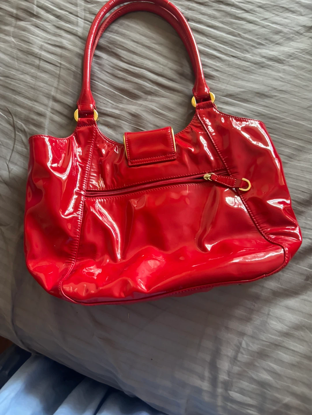 Dissona Red Patent leather Handbag - photo 3