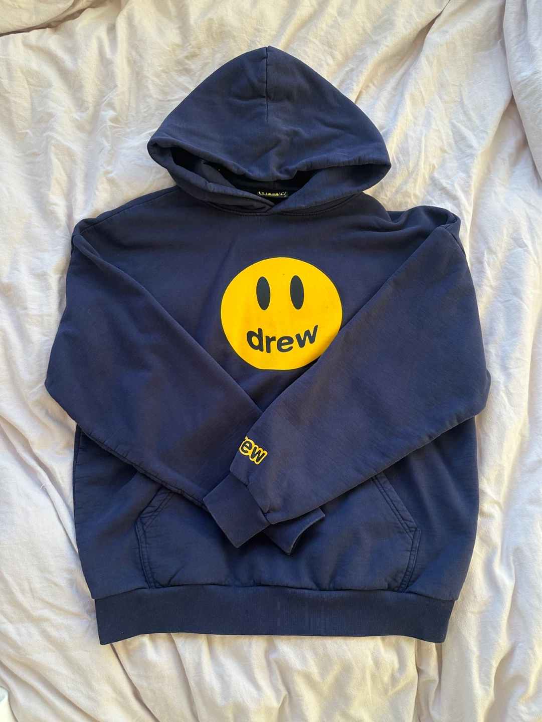 Drew House Navy Hoodie Smiley Face