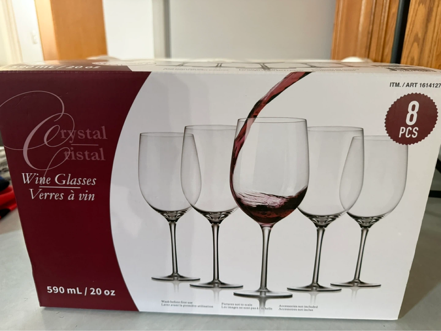 Crystal Vistal Wine Glasses - Set of 8 - photo 3