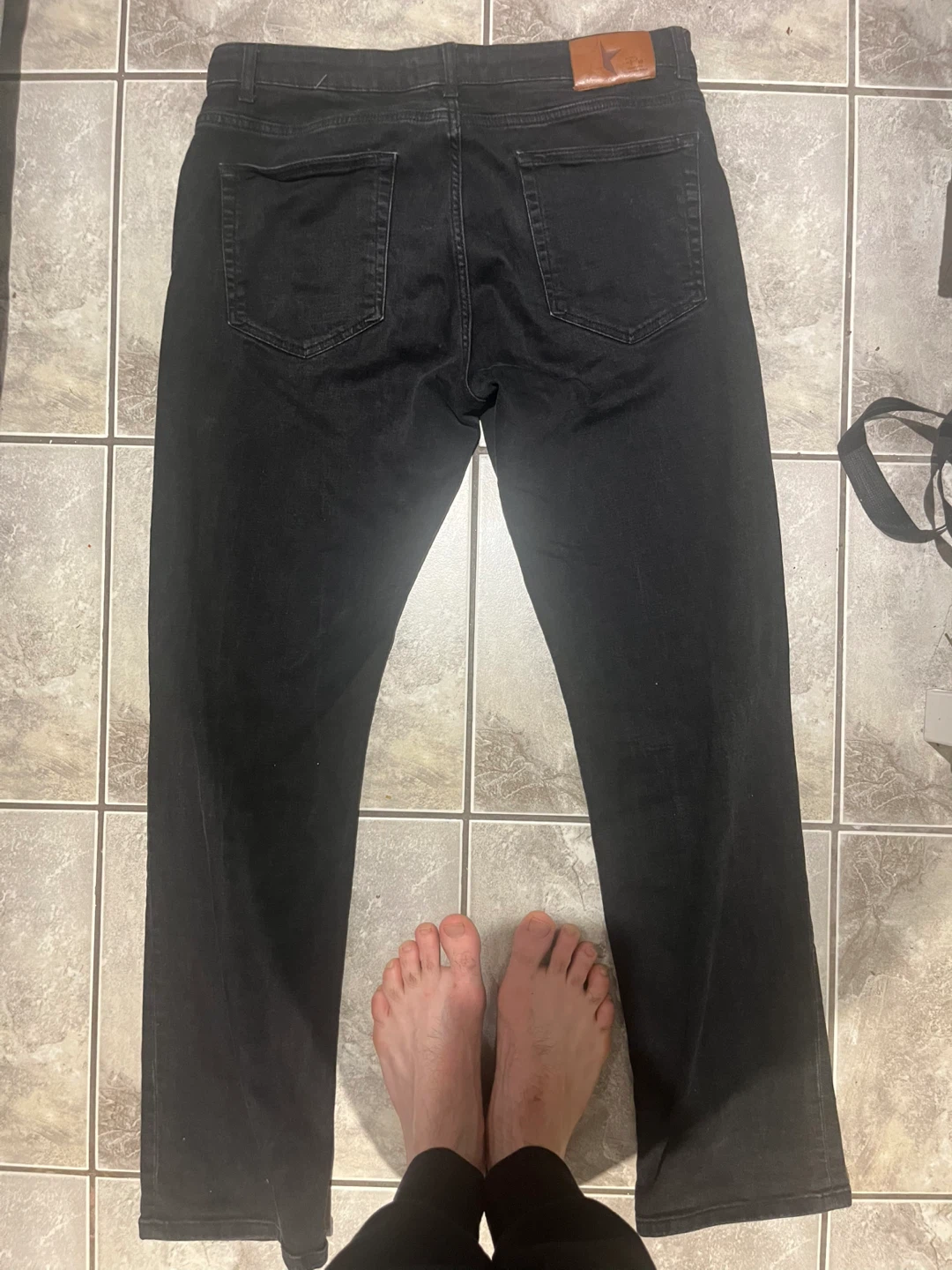 H&M Skinny Fit Distressed Jeans and black jack and jones jeans - photo 5