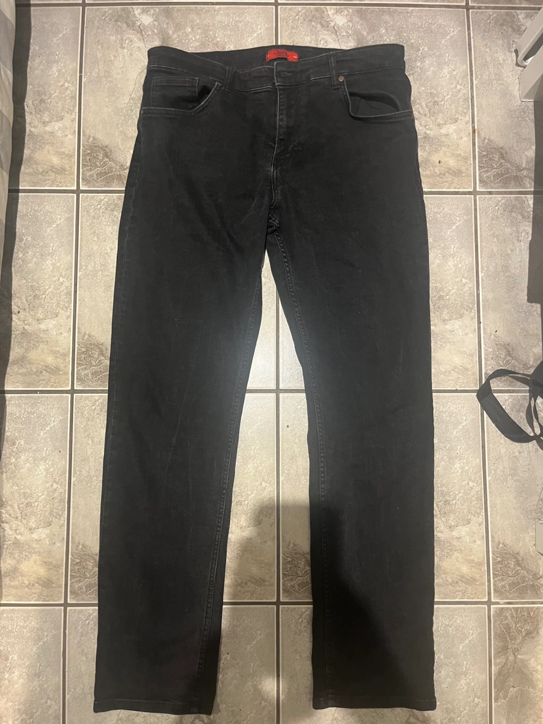 H&M Skinny Fit Distressed Jeans and black jack and jones jeans - photo 4