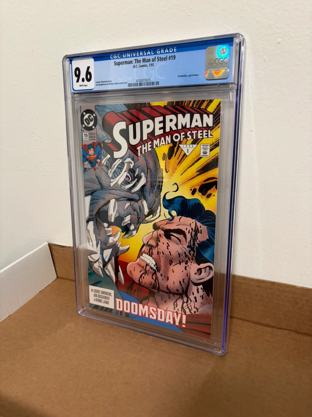 Superman: The Man of Steel #19 Comic CGC 9.6