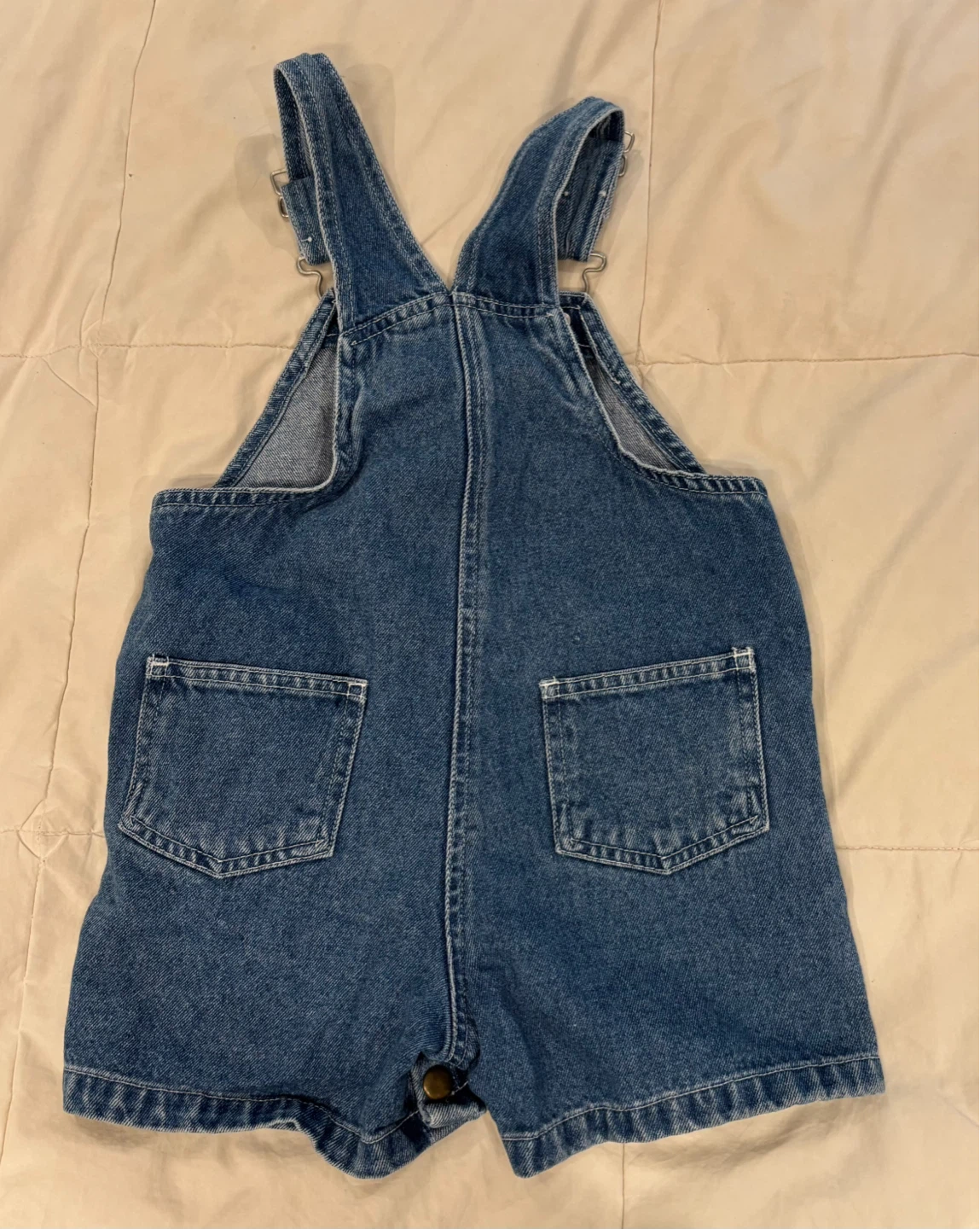 Vintage 90’s COOKIE MONSTER Sesame Street Denim Overalls 24M - photo 5