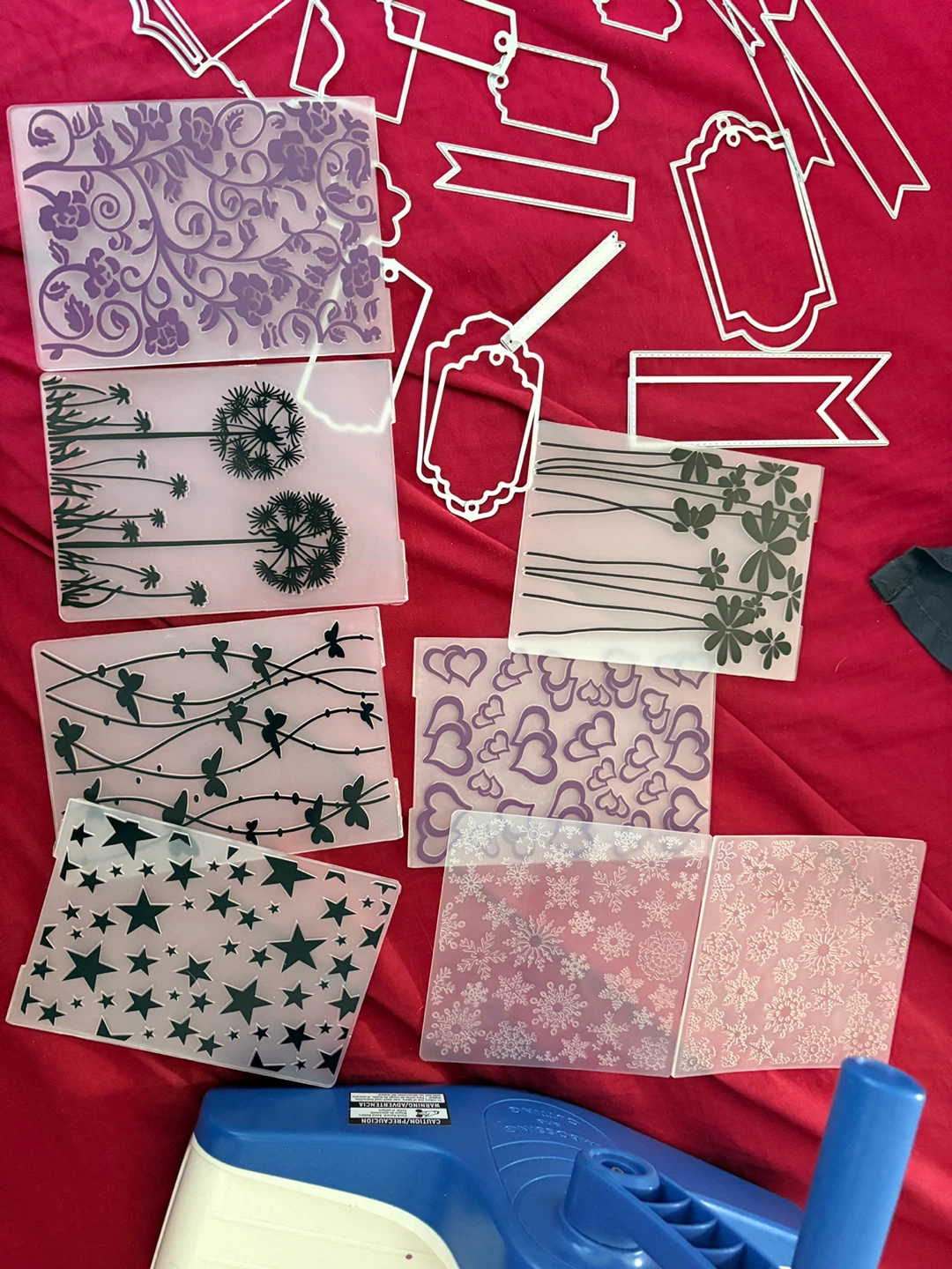 Hello Hobby Die Cutting Machine with Embossing Folders and Dies - photo 2