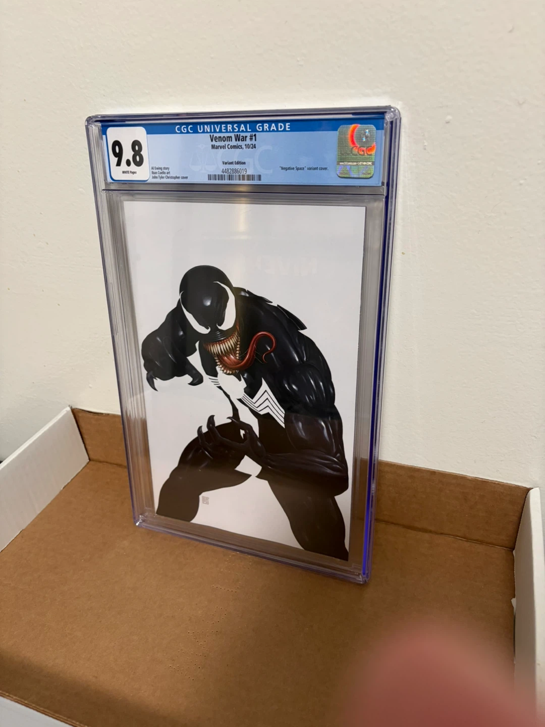 CGC Graded Venom War #1 Marvel Comics Variant Cover Comic Book