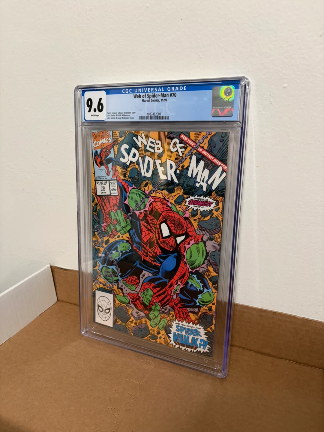 Web of Spider-Man #70 CGC 9.6