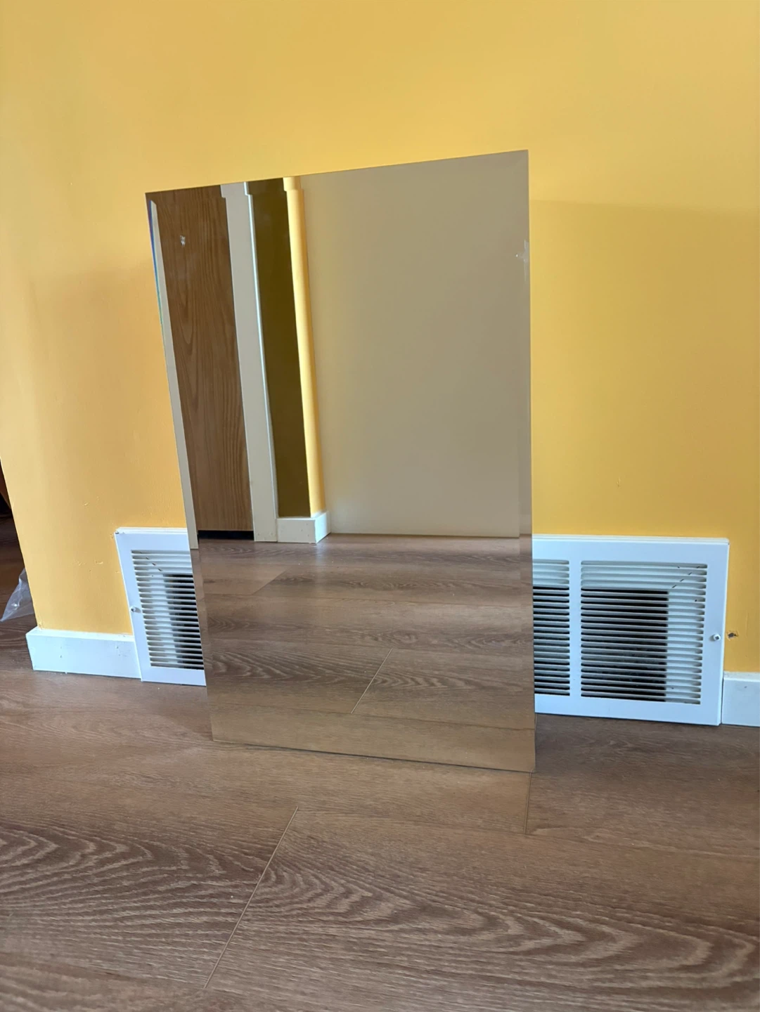 White Medicine Cabinet with Mirror