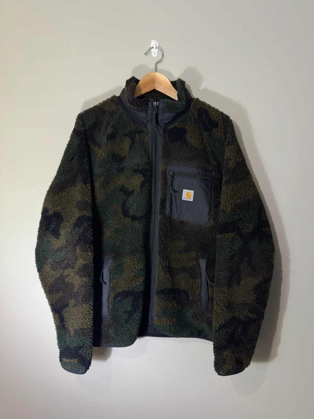 Carhartt WIP Camo Fleece Zip-Up Jacket