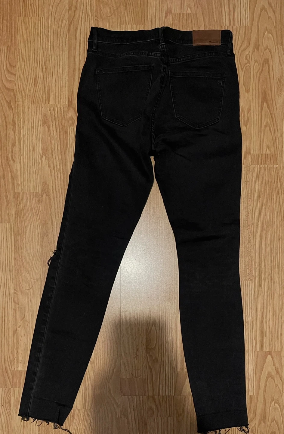 Madewell 9" High Riser Skinny Skinny Jeans Black Size 27 - photo 5