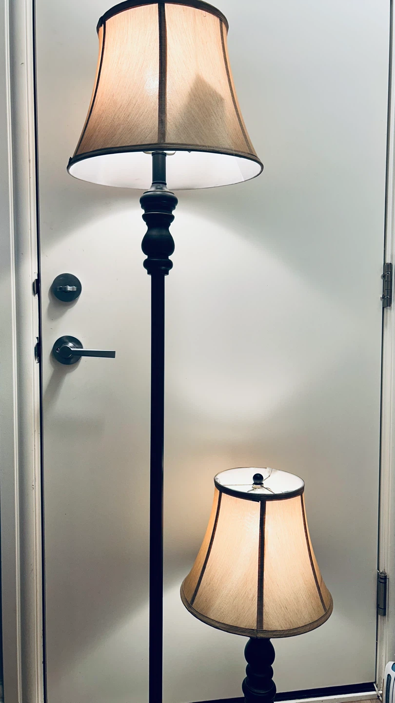 2-Piece Matching Lamp Set – Floor Lamp & Table Lamp - photo 2