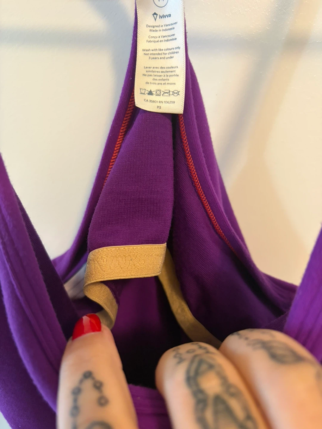Ivivva Purple Tank Top Size 14 - photo 3