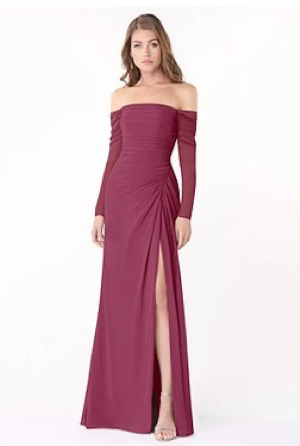Azazie Jaquelyn Dress in Plum - photo 2
