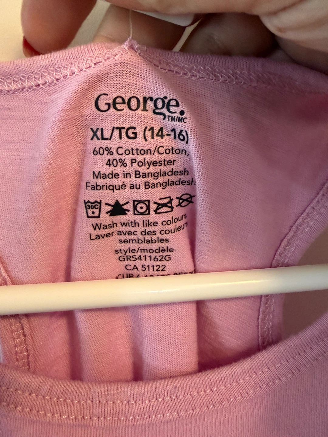 Girls George Pink Tank Top - photo 2