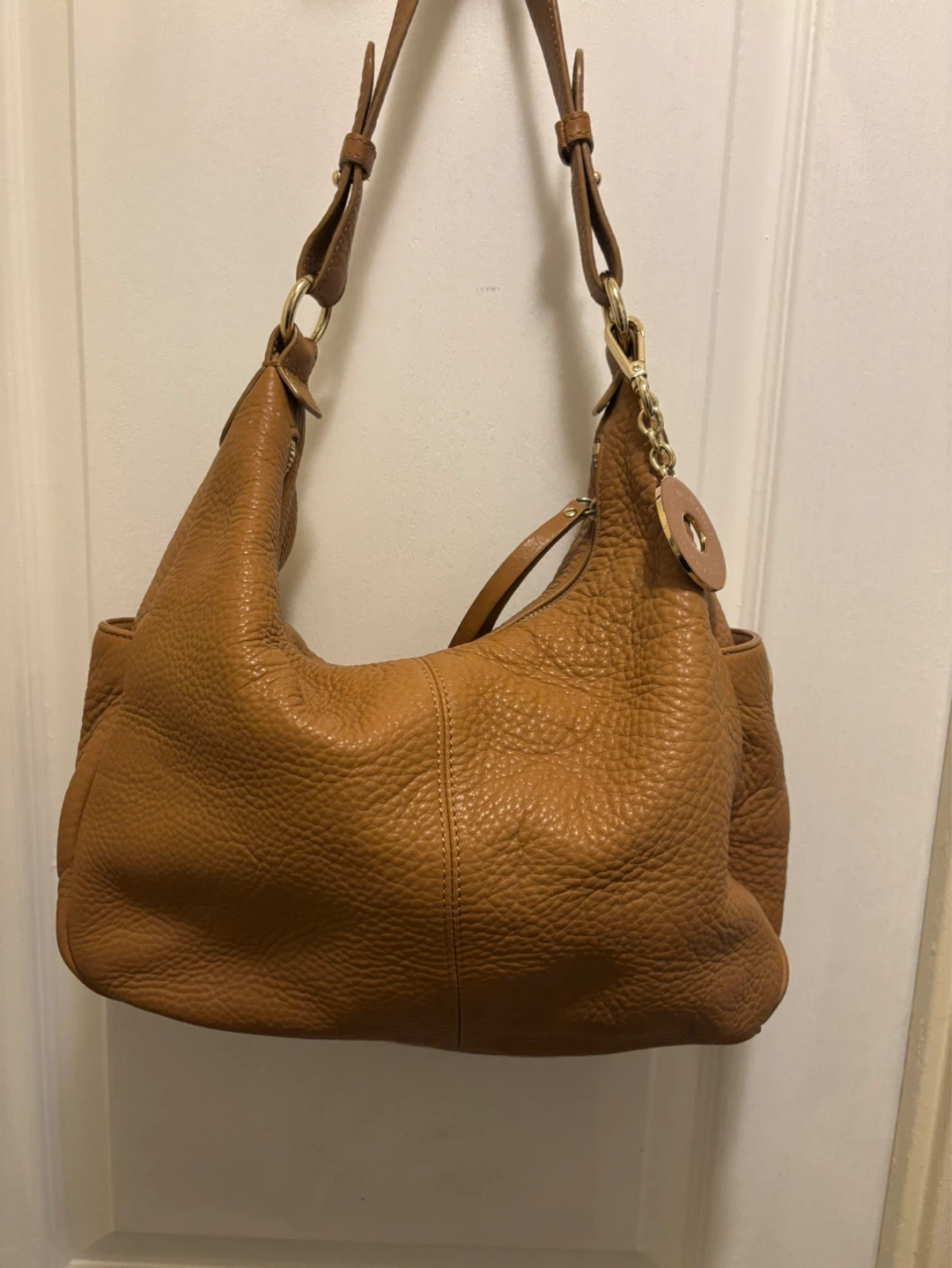 Isaac Mizrahi Leather Hobo Bag - Tan - photo 4