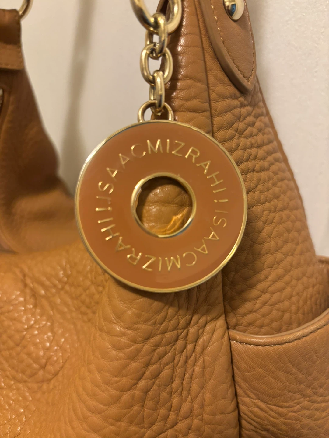 Isaac Mizrahi Leather Hobo Bag - Tan - photo 2