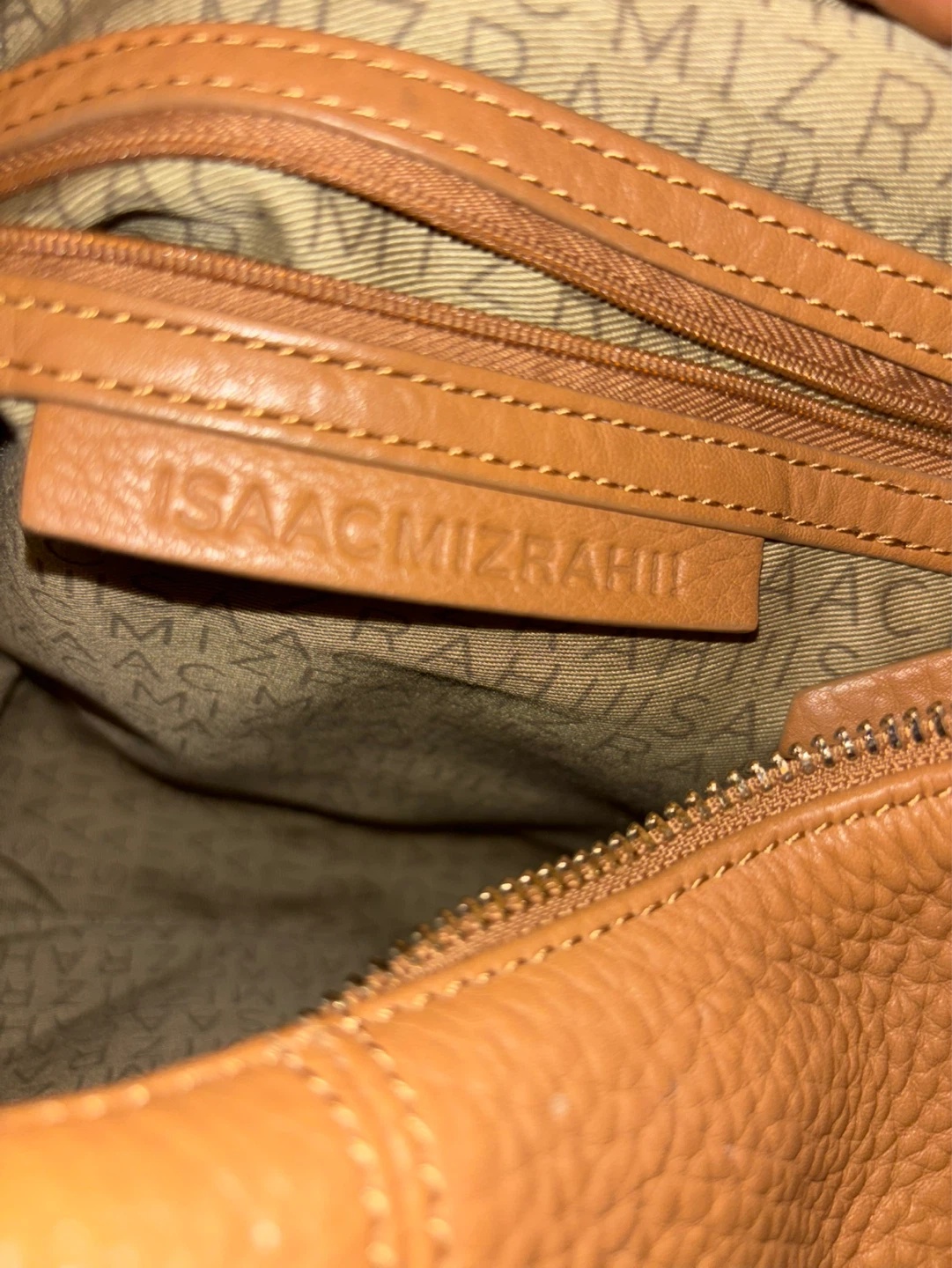 Isaac Mizrahi Leather Hobo Bag - Tan - photo 5