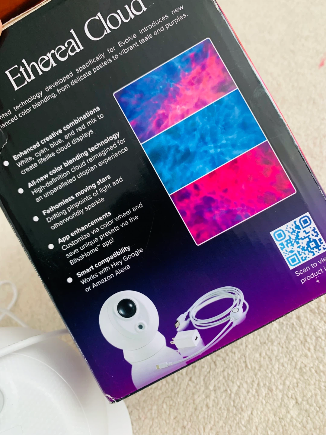 BlissLight Ethereal Cloud Projector - photo 2