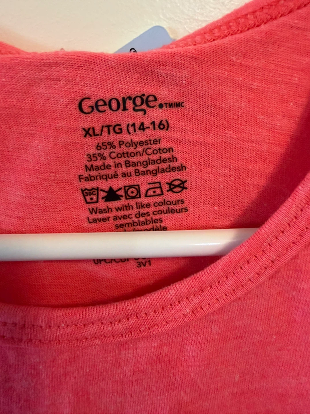Girls George Tank Top - Hot Pink - photo 2