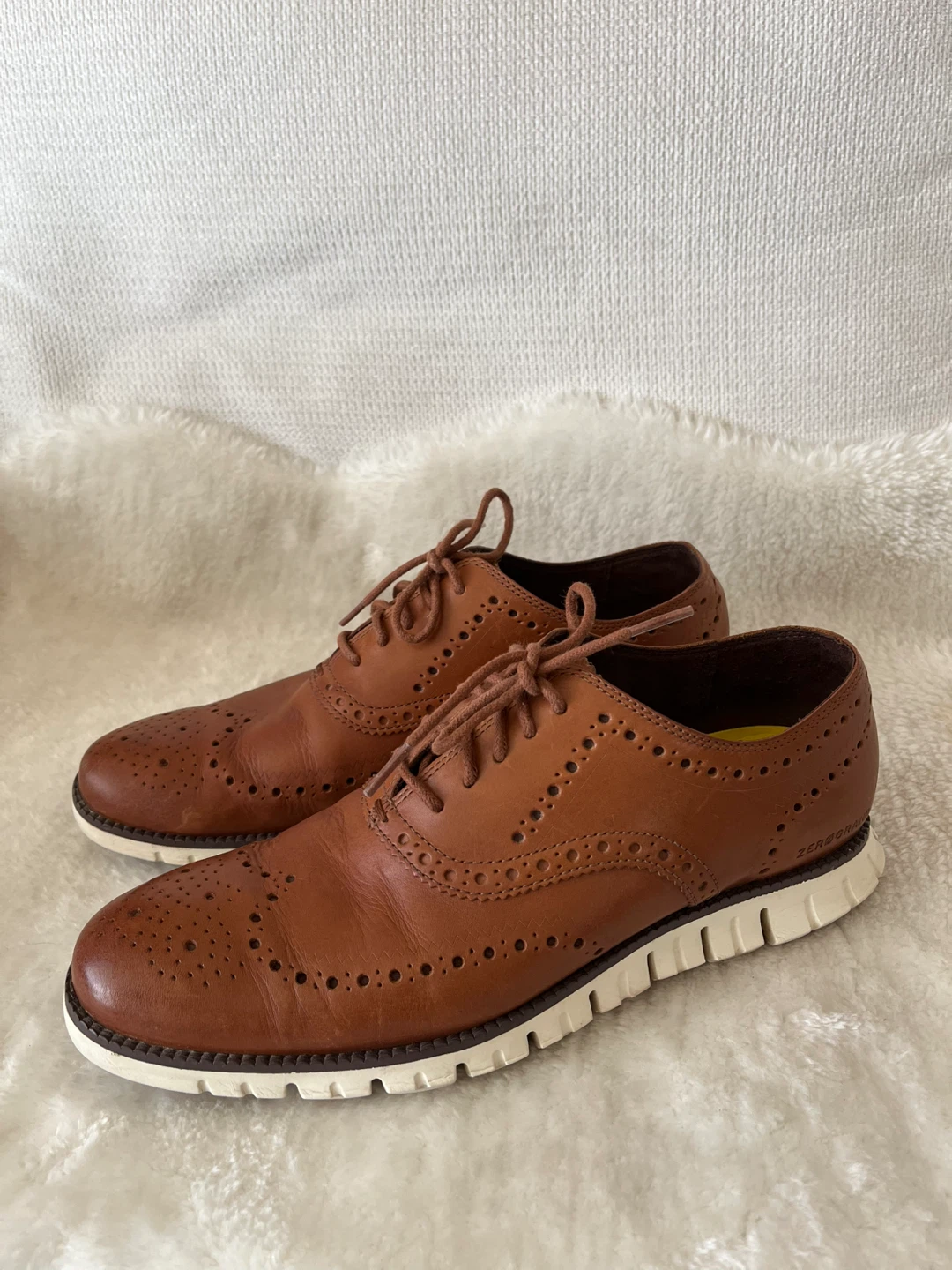 Cole Haan Zerogrand Wingtip Oxfords Leather Men's Size 10.5 - photo 3