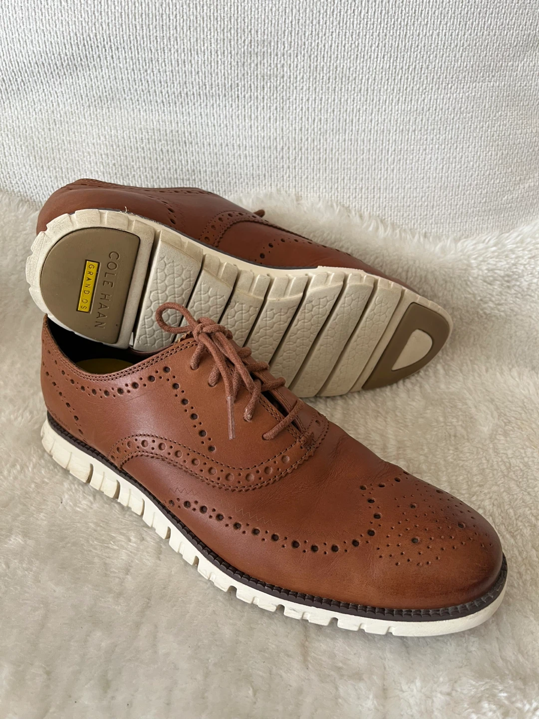 Cole Haan Zerogrand Wingtip Oxfords Leather Men's Size 10.5 - photo 4