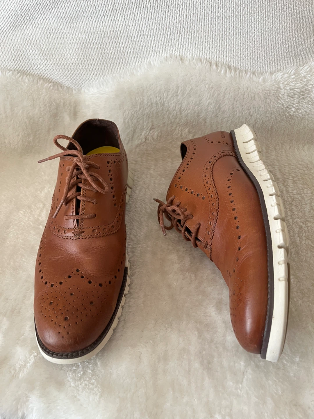 Cole Haan Zerogrand Wingtip Oxfords Leather Men's Size 10.5 - photo 2
