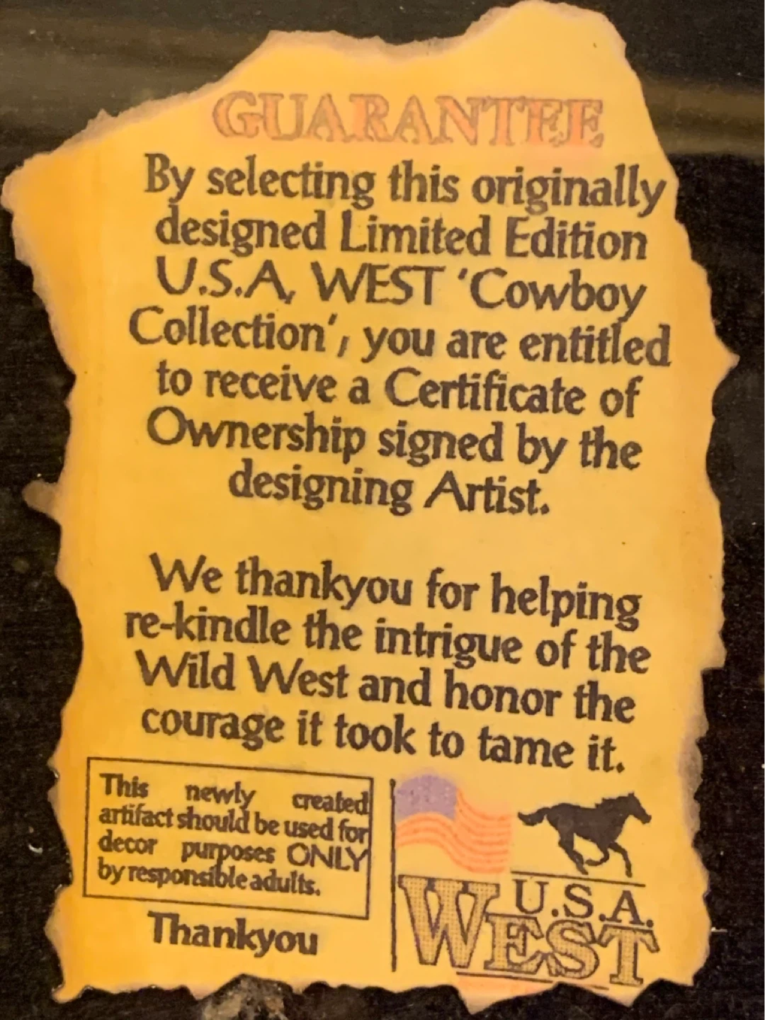 Dead Man's Hand Collection - Wild Bill Hickok Memorabilia - photo 2