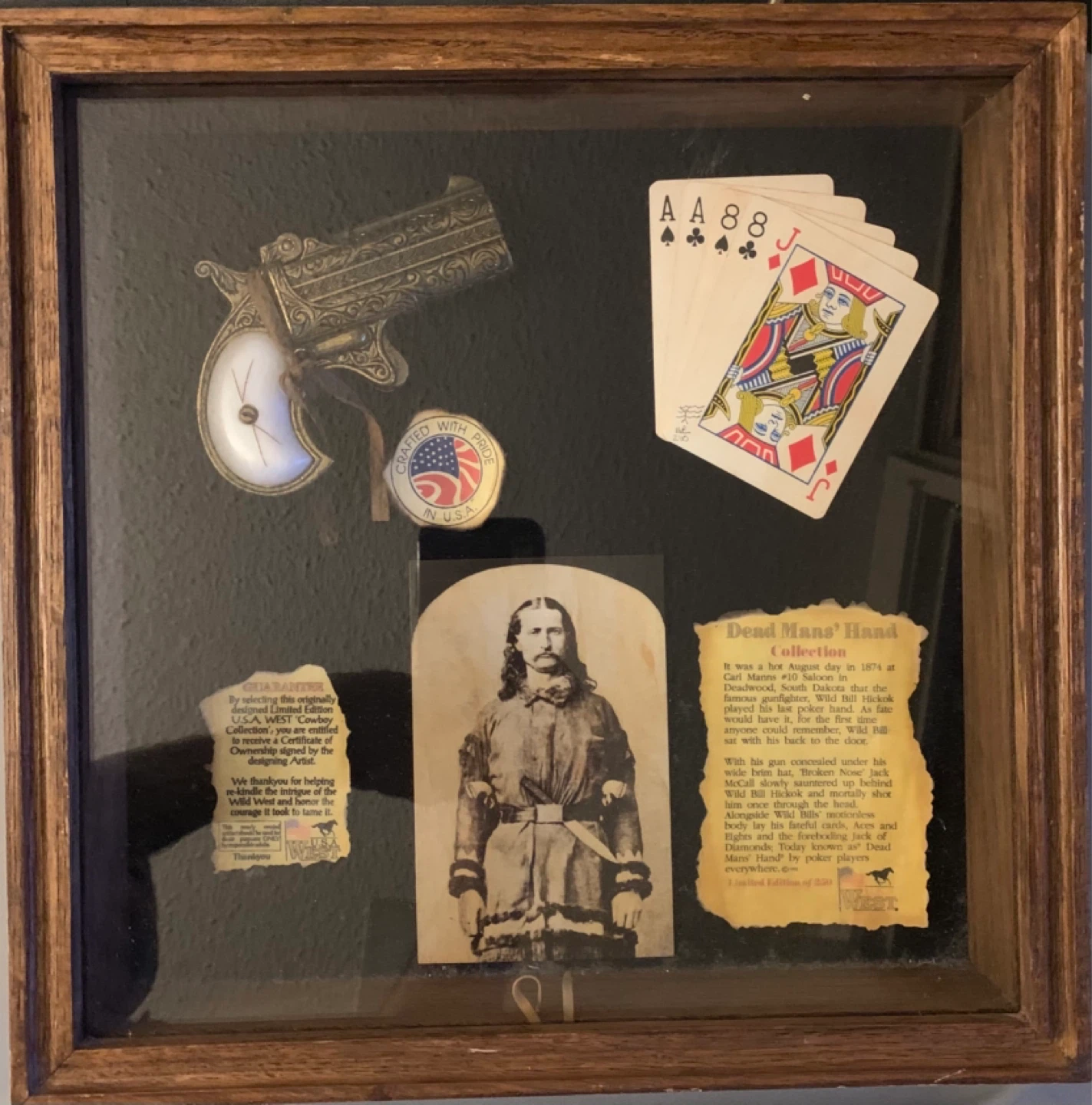Dead Man's Hand Collection - Wild Bill Hickok Memorabilia