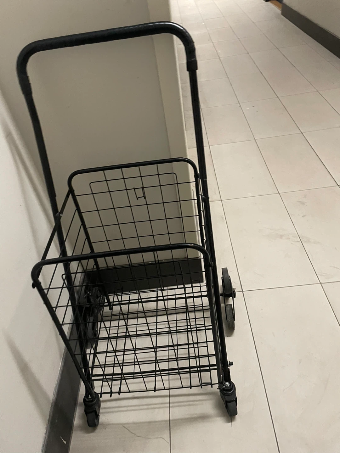 Black Wire Shopping Cart - photo 2