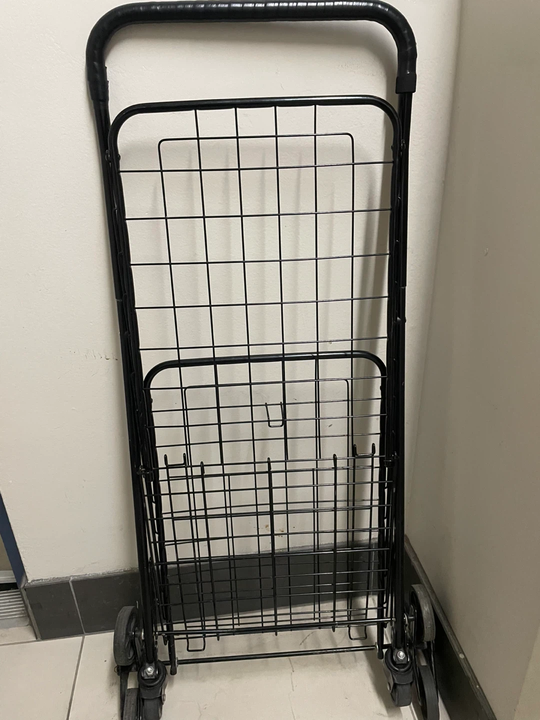 Black Wire Shopping Cart - photo 4