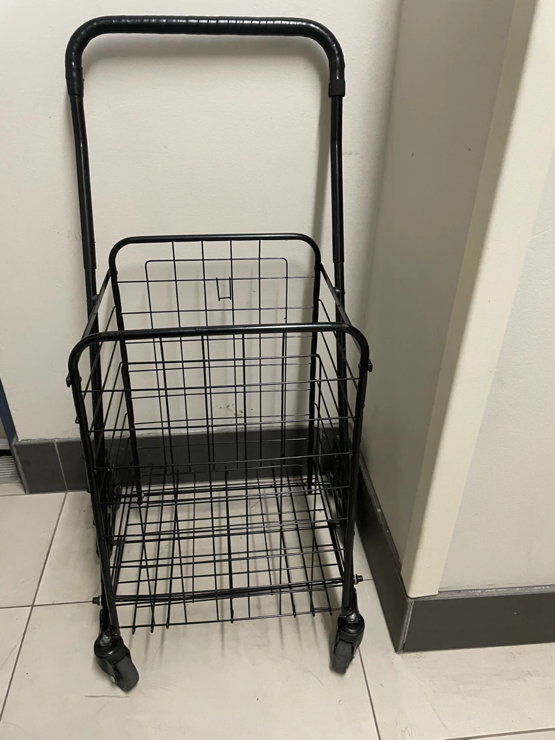 Black Wire Shopping Cart - photo 5