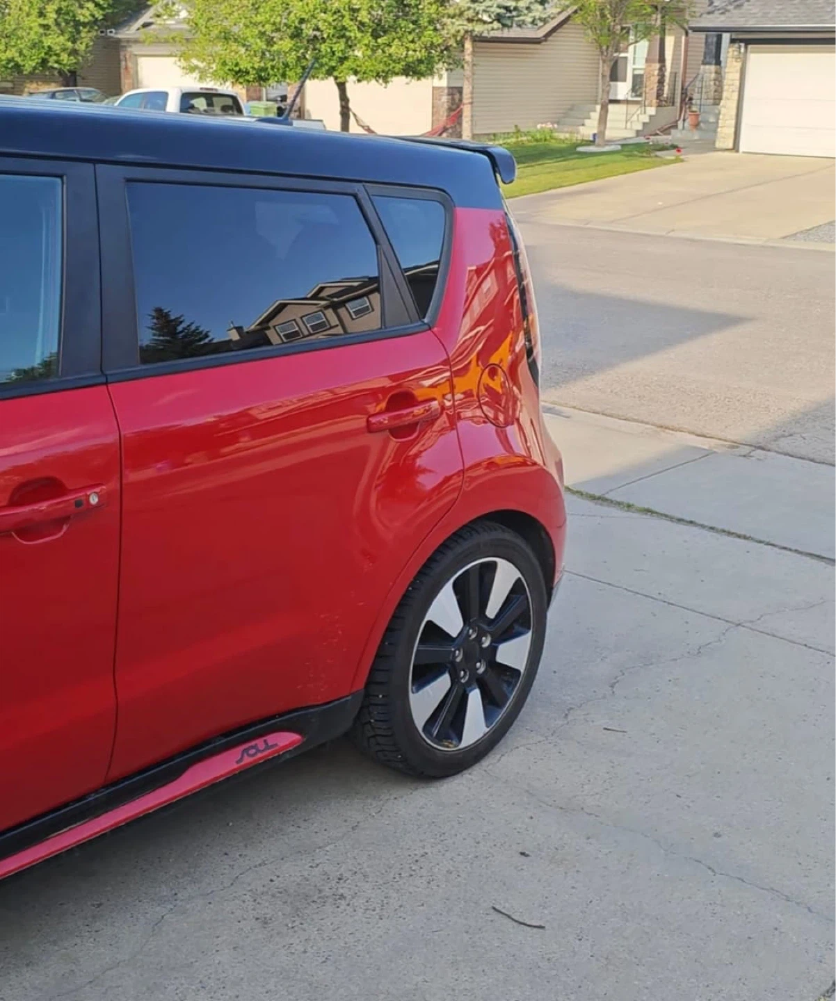 Red Kia Soul