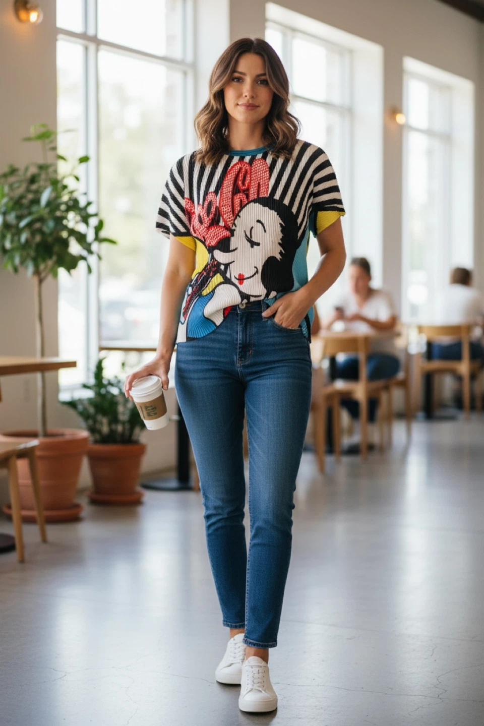 Issey Miyake Pleats Please Betty Boop Top - photo 3