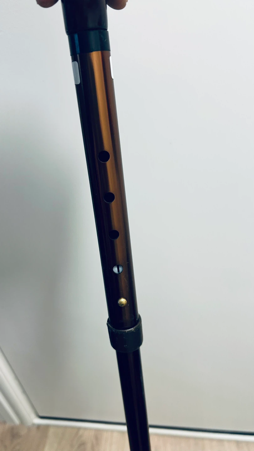 Adjustable Walking Cane with Wooden Handle - photo 4