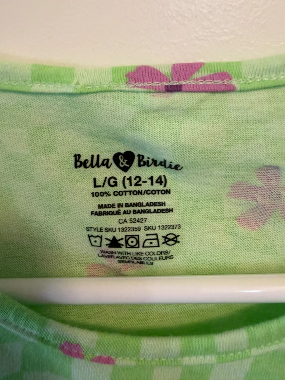 Bella & Birdie Girls Green Flower Dress - photo 2