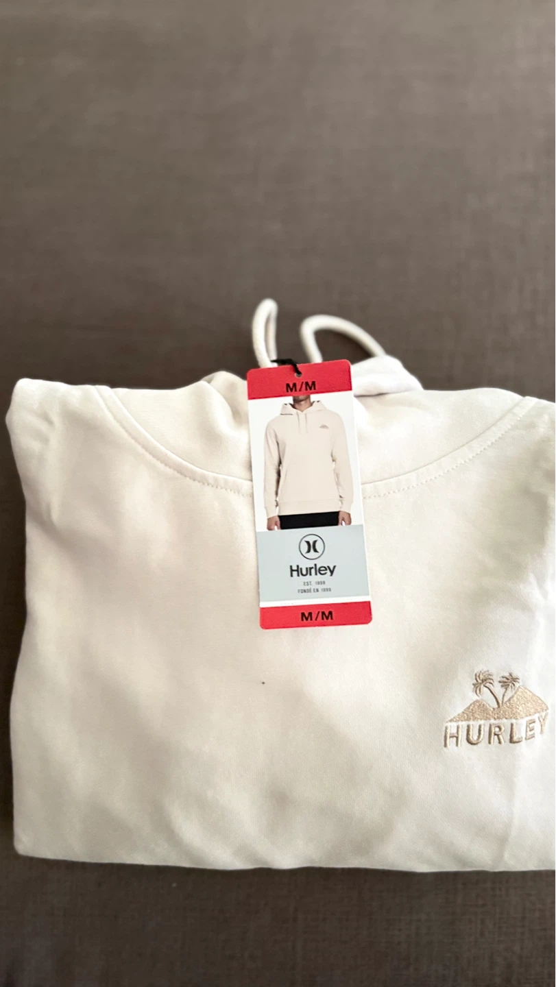 Mens Hurley Hoodie Beige M/M - photo 3