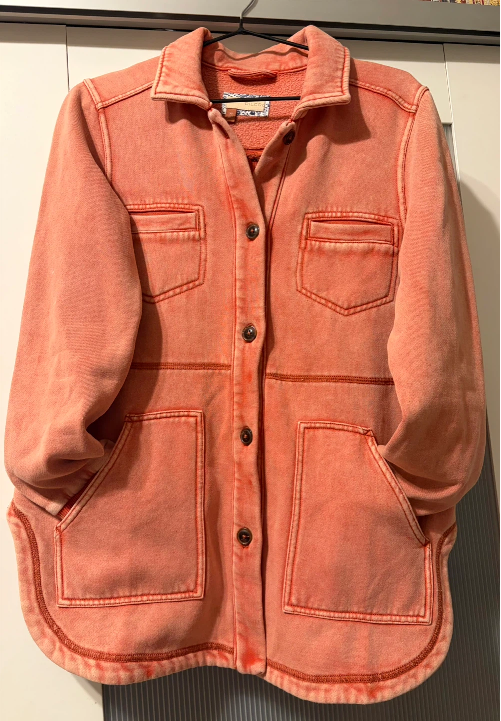 Free People pilcro Washed  Trucker Jacket - Size S