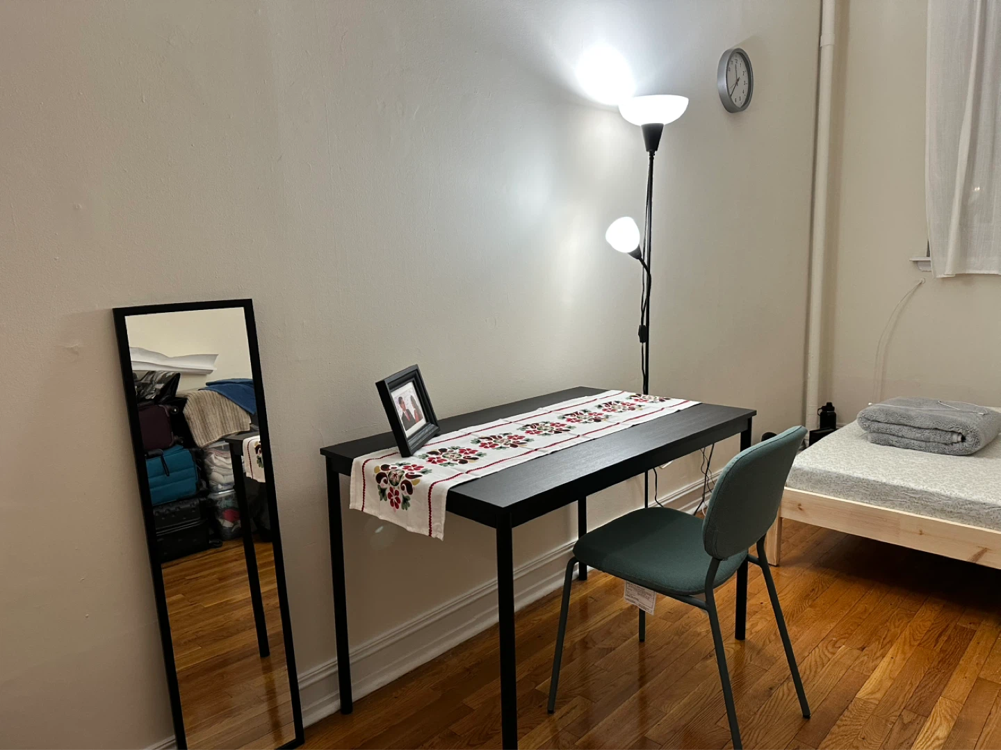 IKEA SANDSBERG Table, Black, 43 1/4" x 26 3/8"